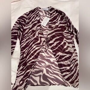 RESA Chiffon Tie Blouse